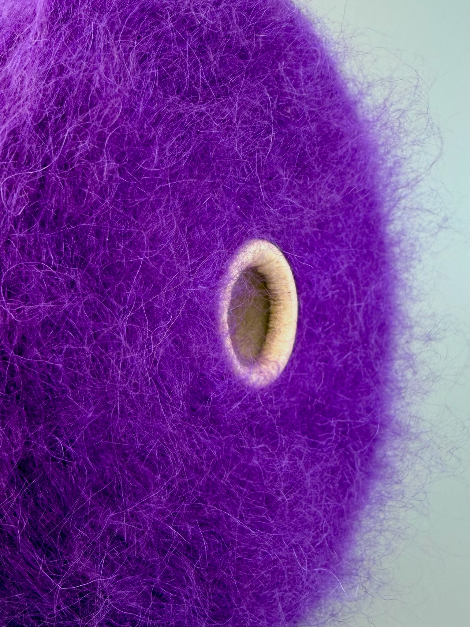Art. Big Mohair col. Königsviolett – 50% Mohair 24% Merinowolle 18% Alpaka – ca. 280 m / 100 g | Zimpfer Wolle Selezione foto 3